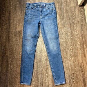 American Eagle High Rise Jegging Jeans Women’s Size 10 Long Blue Next Level